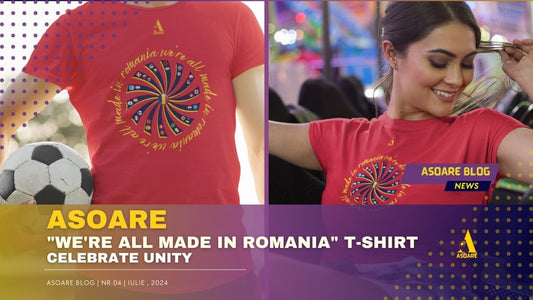 we're all made in romania tshirt by asoare