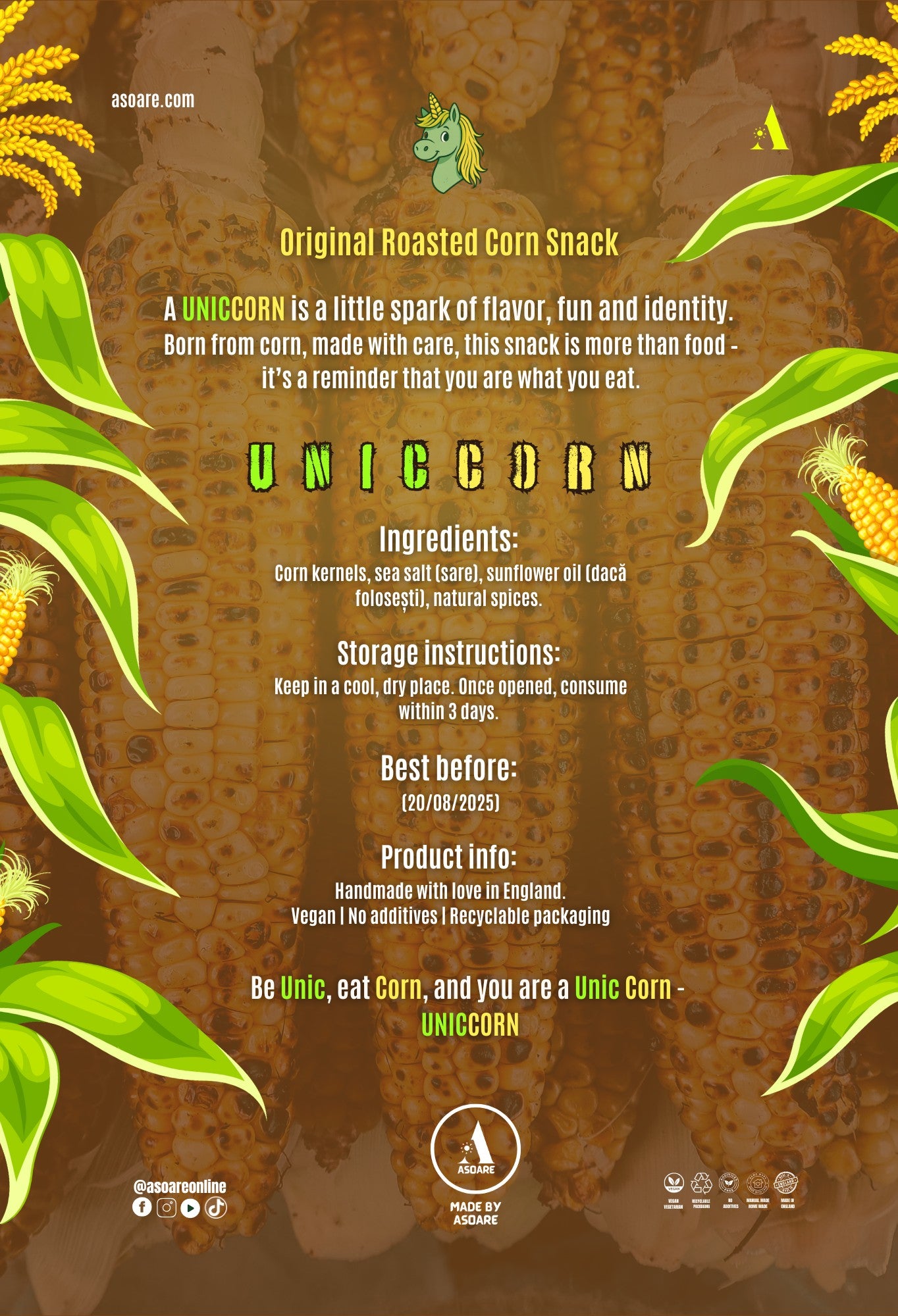 UNICCORN – Original Roasted Corn - Snack