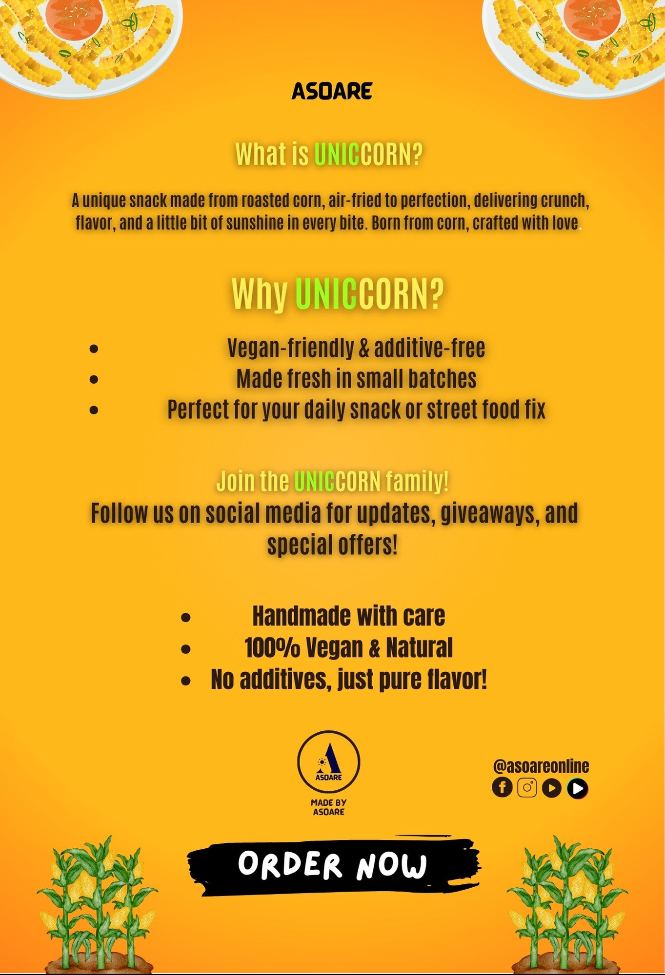 UNICCORN – Original Roasted Corn - Snack