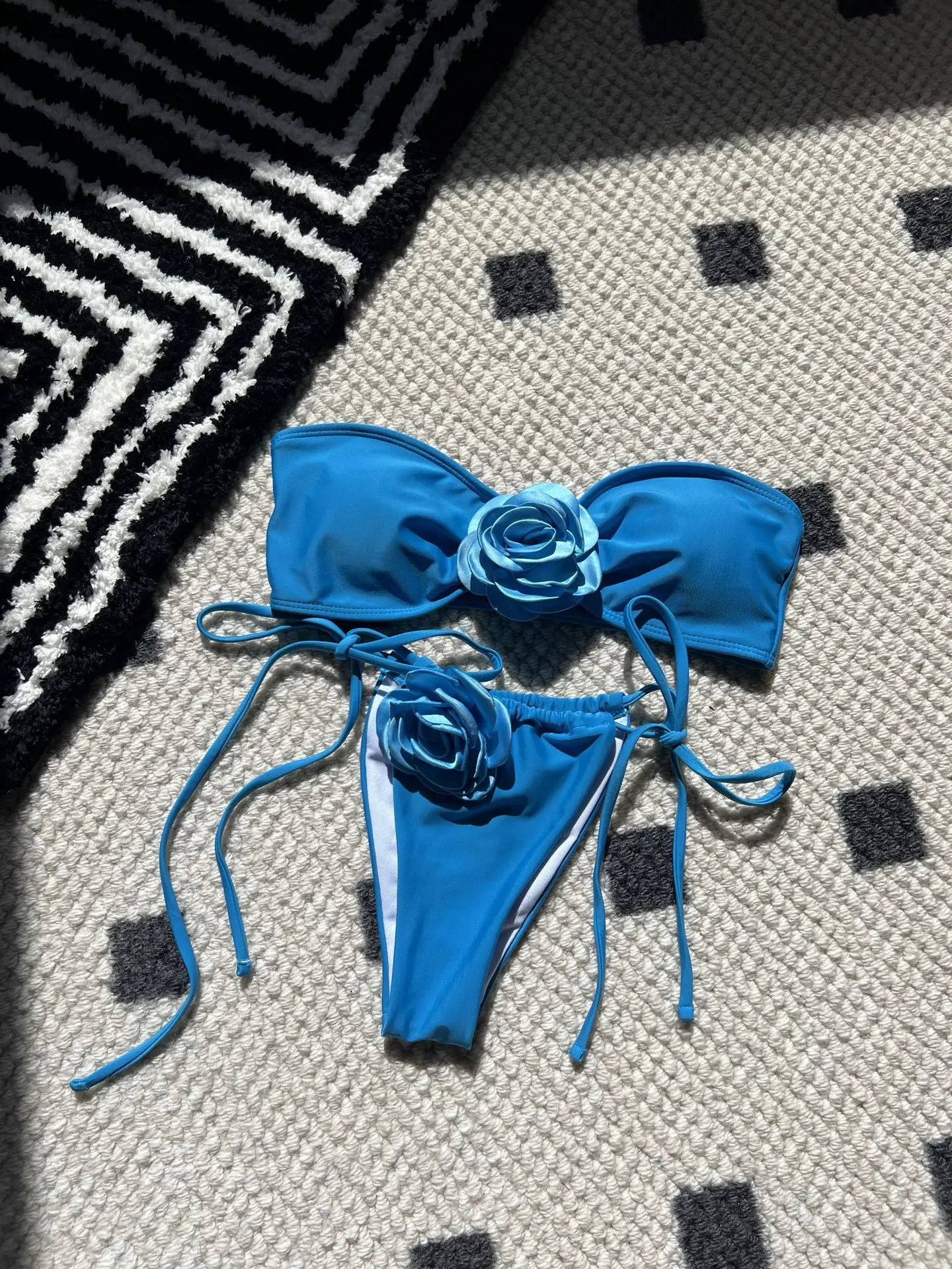 2024 Summer Women Bikinis Strapless Brazilian Thong Biquini Traje De
