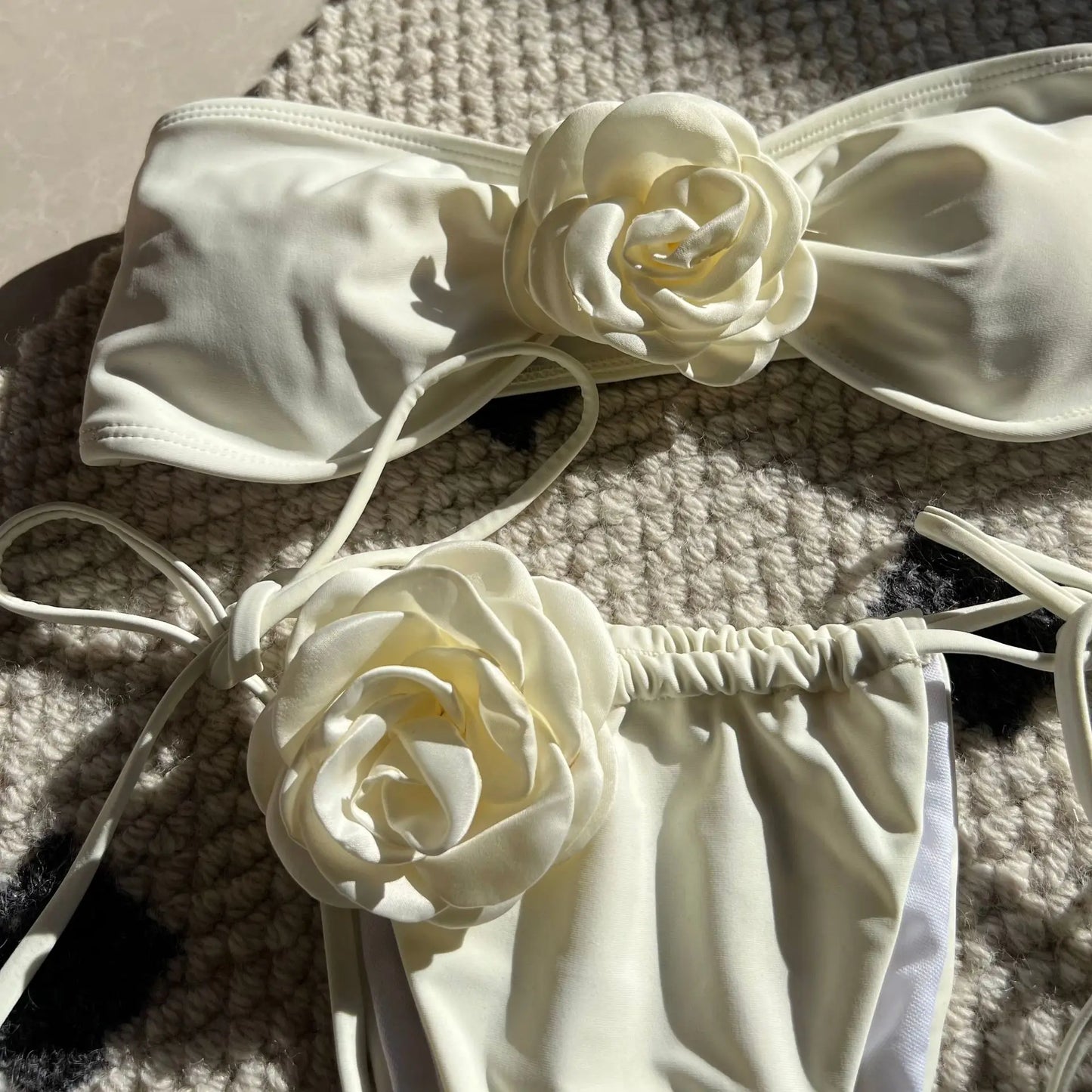 2024 Summer Women Bikinis Strapless Brazilian Thong Biquini Traje De