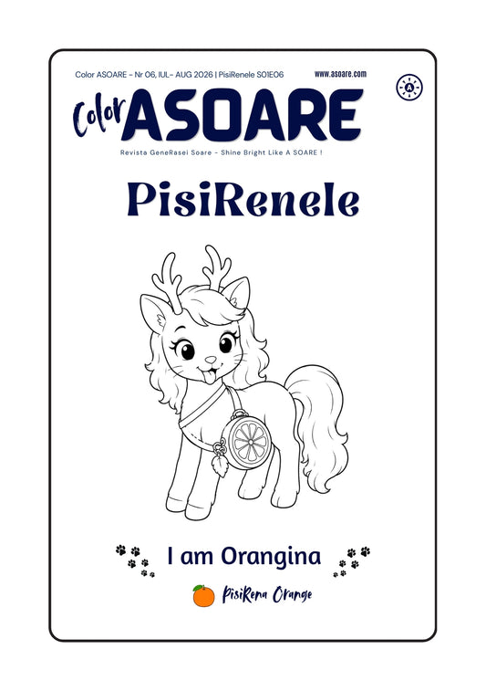 Color ASOARE Nr 06 - Orangina, Pisirena Orange