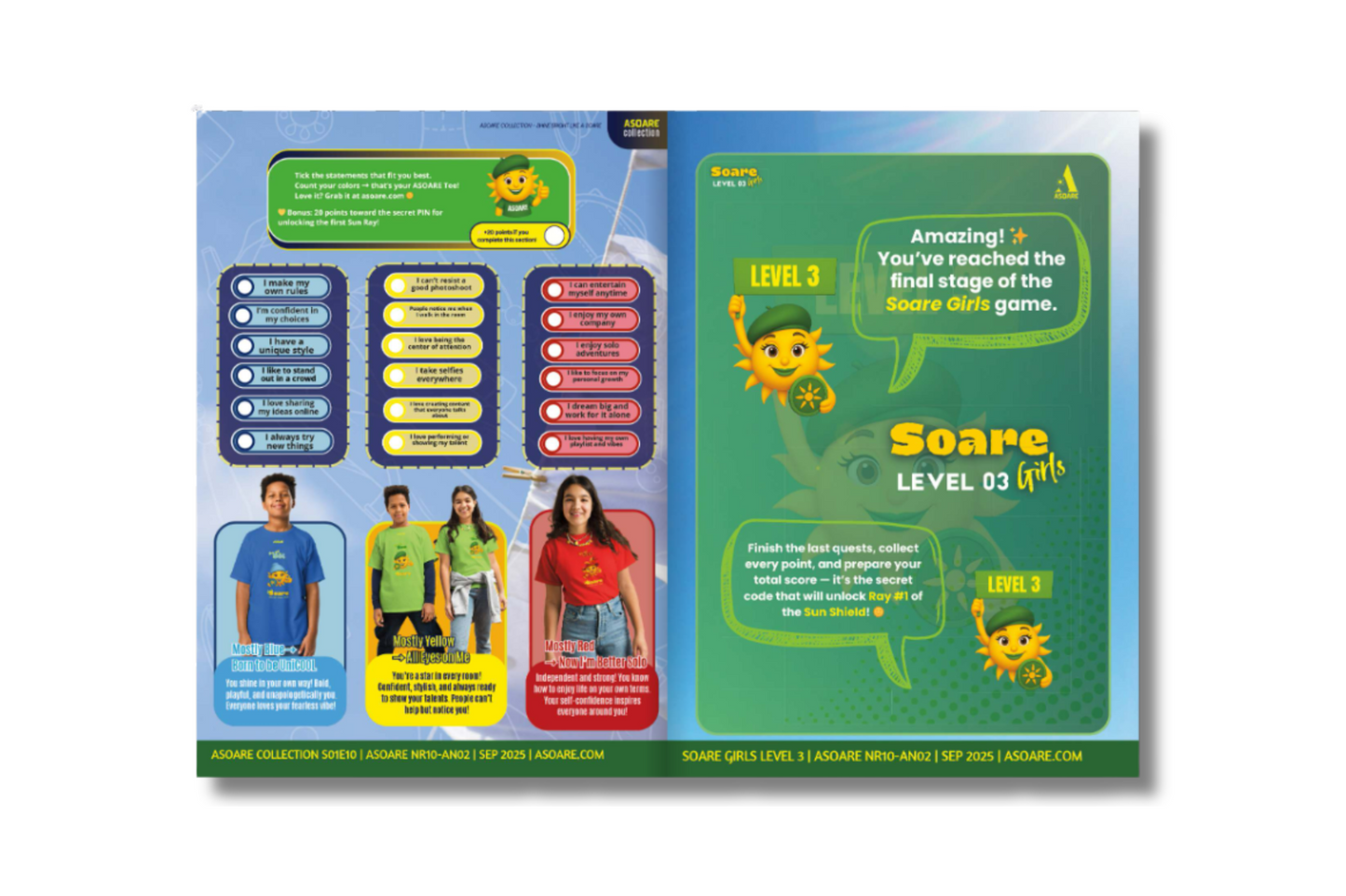 ASOARE - Soare Girls: Sun - Nr 01