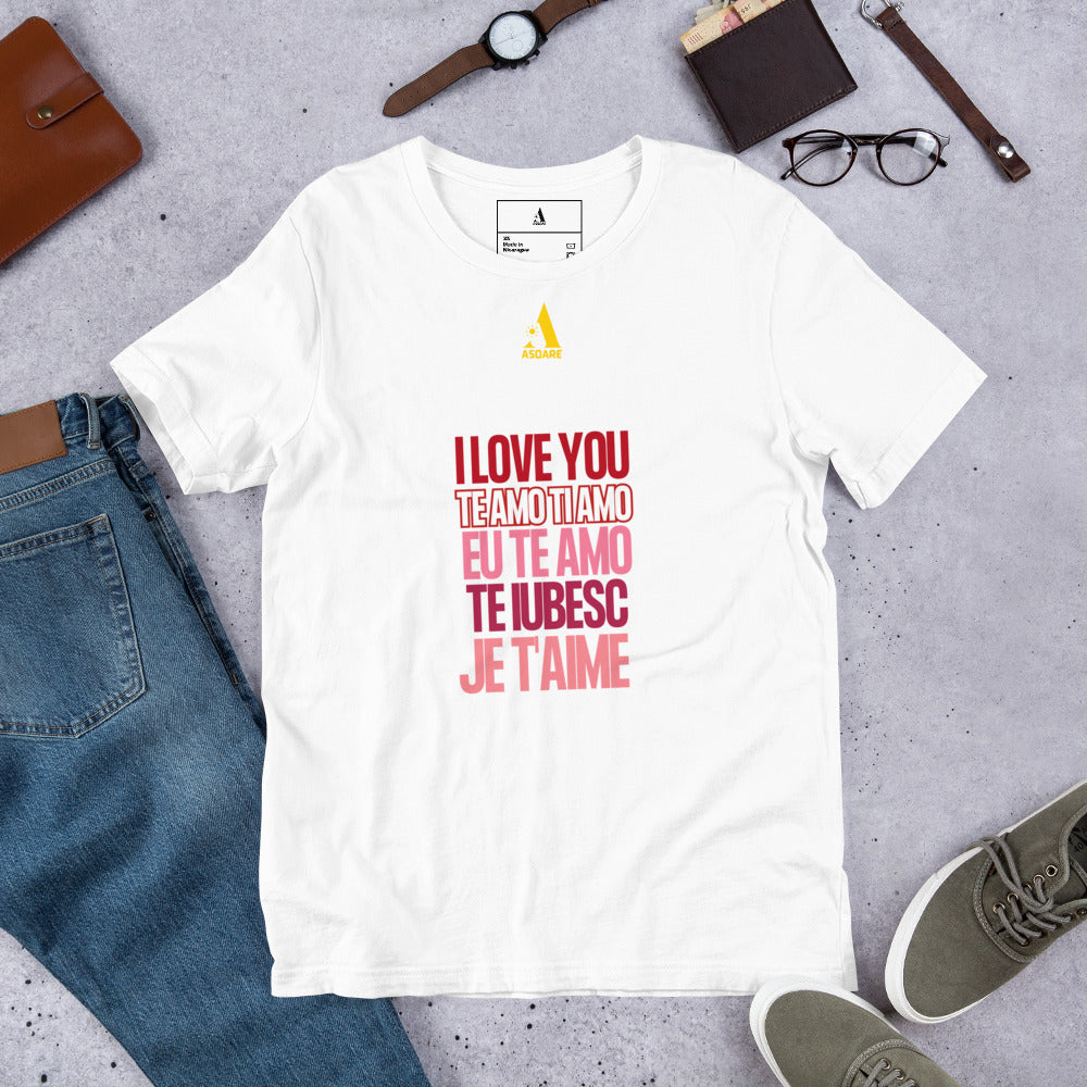 I Love You Simple Unisex T-Shirt