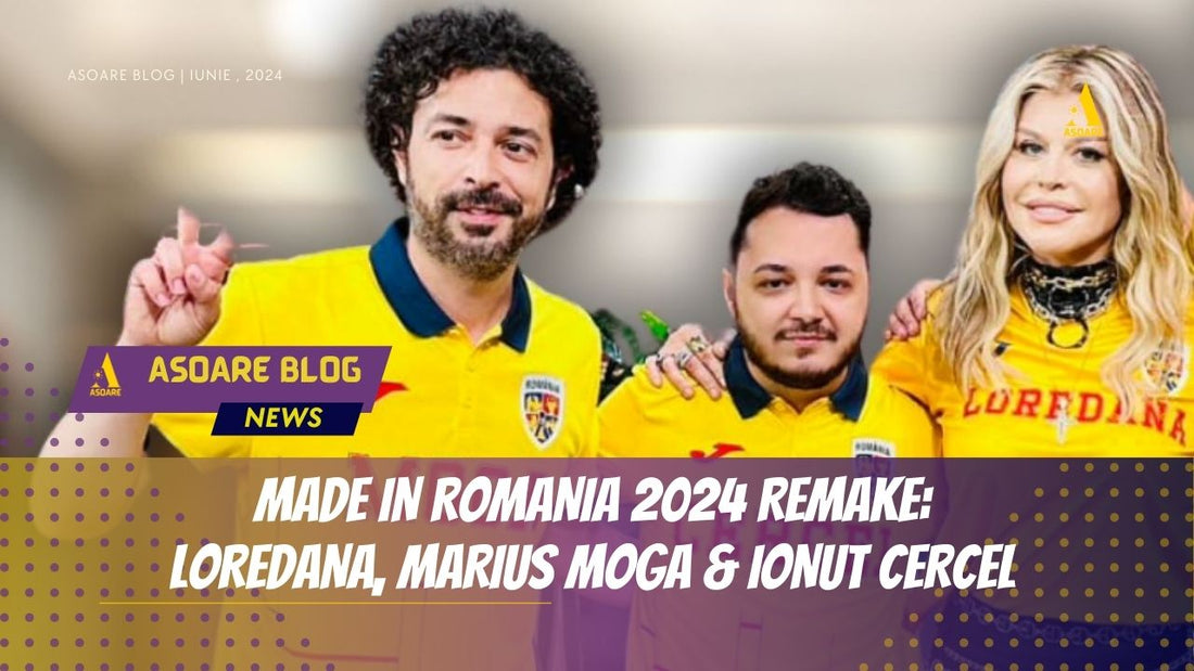 "Made in Romania" evolves with Loredana, Marius Moga, and Ionut Cercel's 2024 remix "Hai, Romania," a global dance hit celebrating unity and cultural fusion.