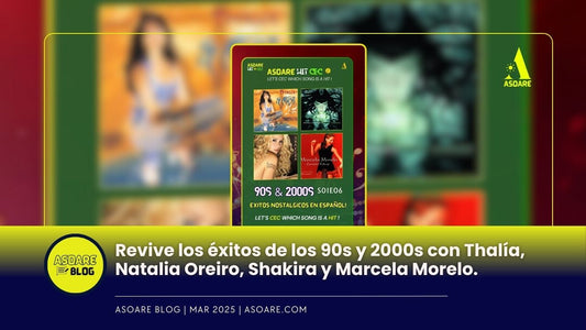 Revive los éxitos de los 90s y 2000s con Thalía, Natalia Oreiro, Shakira y Marcela Morelo.