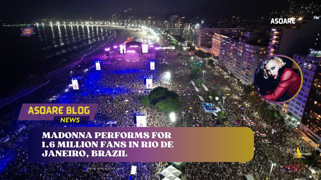 Madonna Performs for 1.6 Million Fans in Rio de Janeiro, Brazil