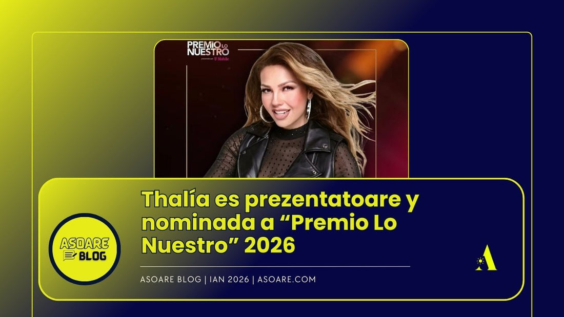 Thalía es prezentatoare y nominada a “Premio Lo Nuestro” 2026