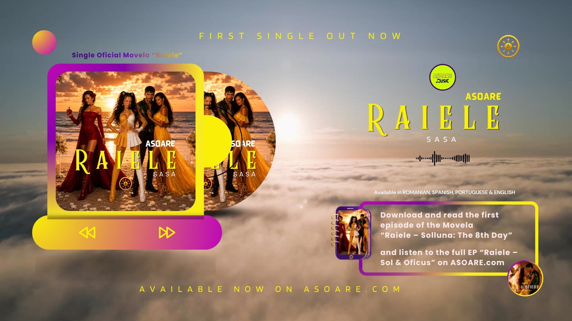 Load video: SASA - Raiele (Oficial Soundtrack from Movela "Raiele")