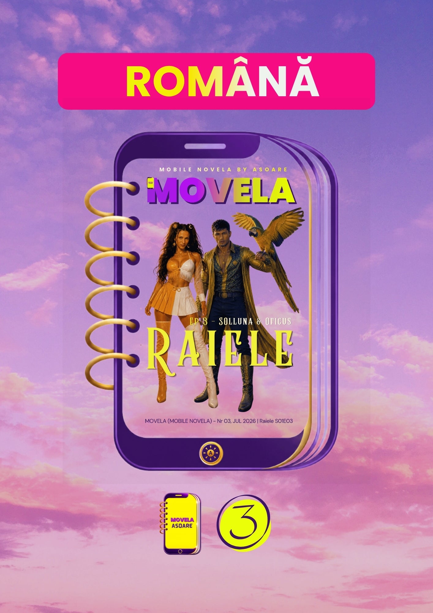 Movela ASOARE - Raiele (Ep. 3 - Solluna and Oficus) - Romanian Edition