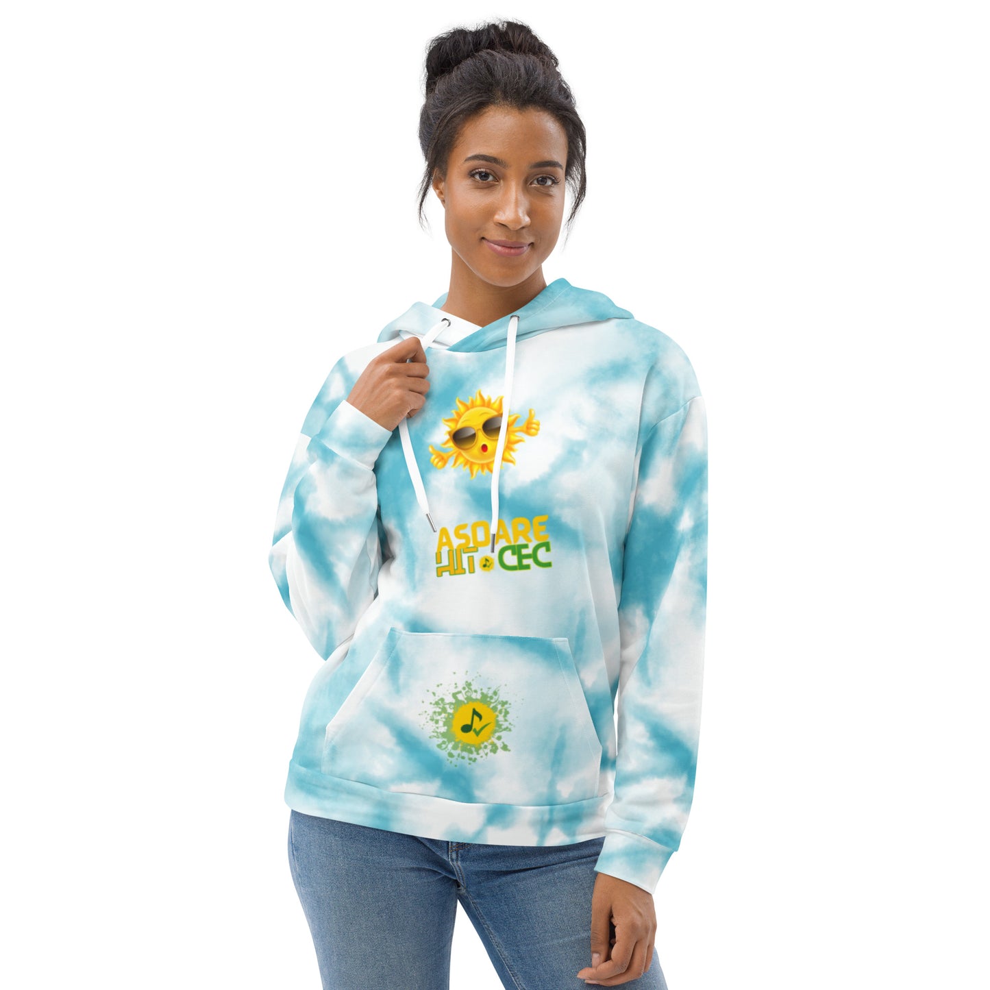 Asoare Hit Cec Blue Unisex Hoodie