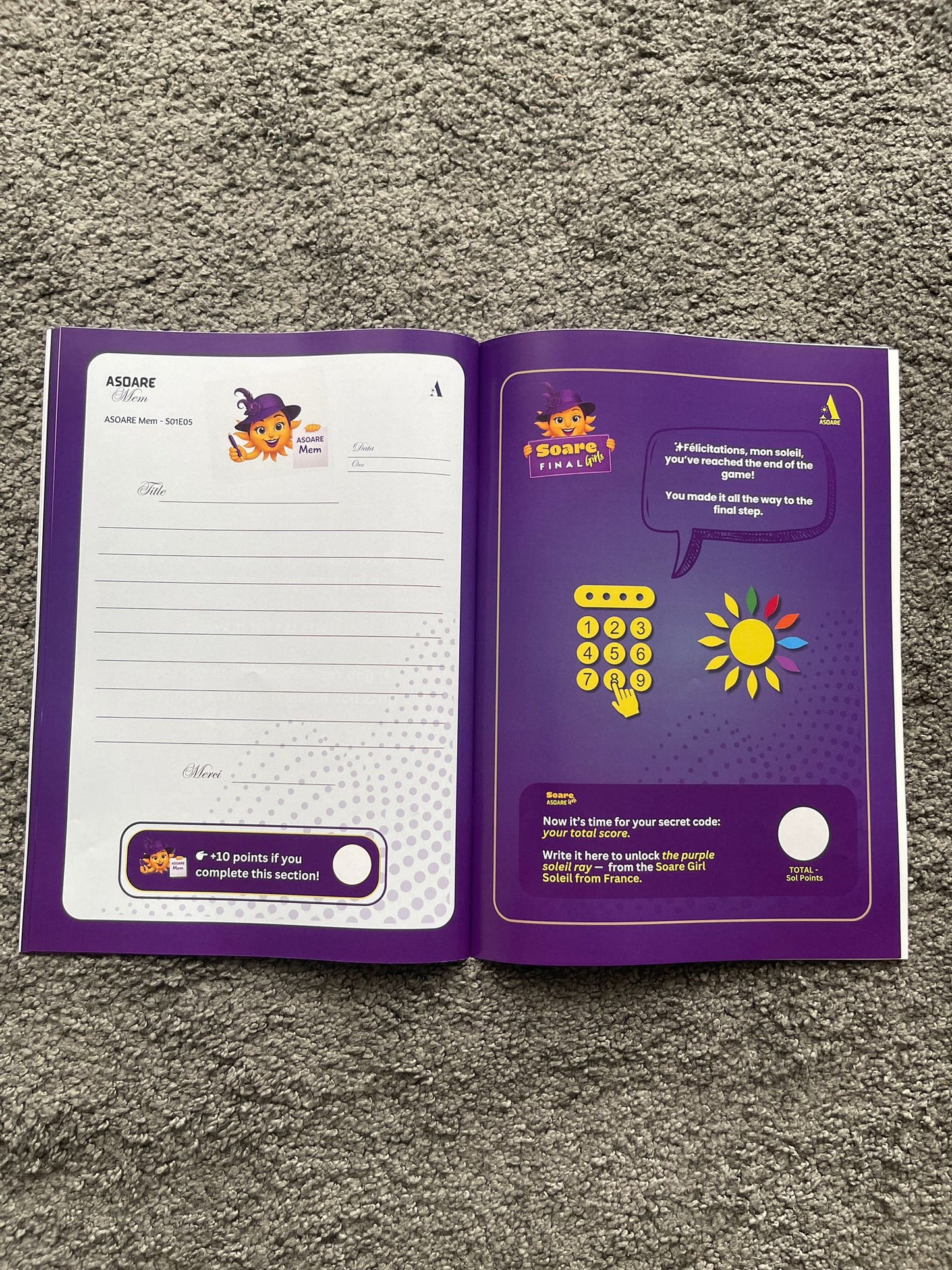 ASOARE Nr 14 - Soare Girl Soleil