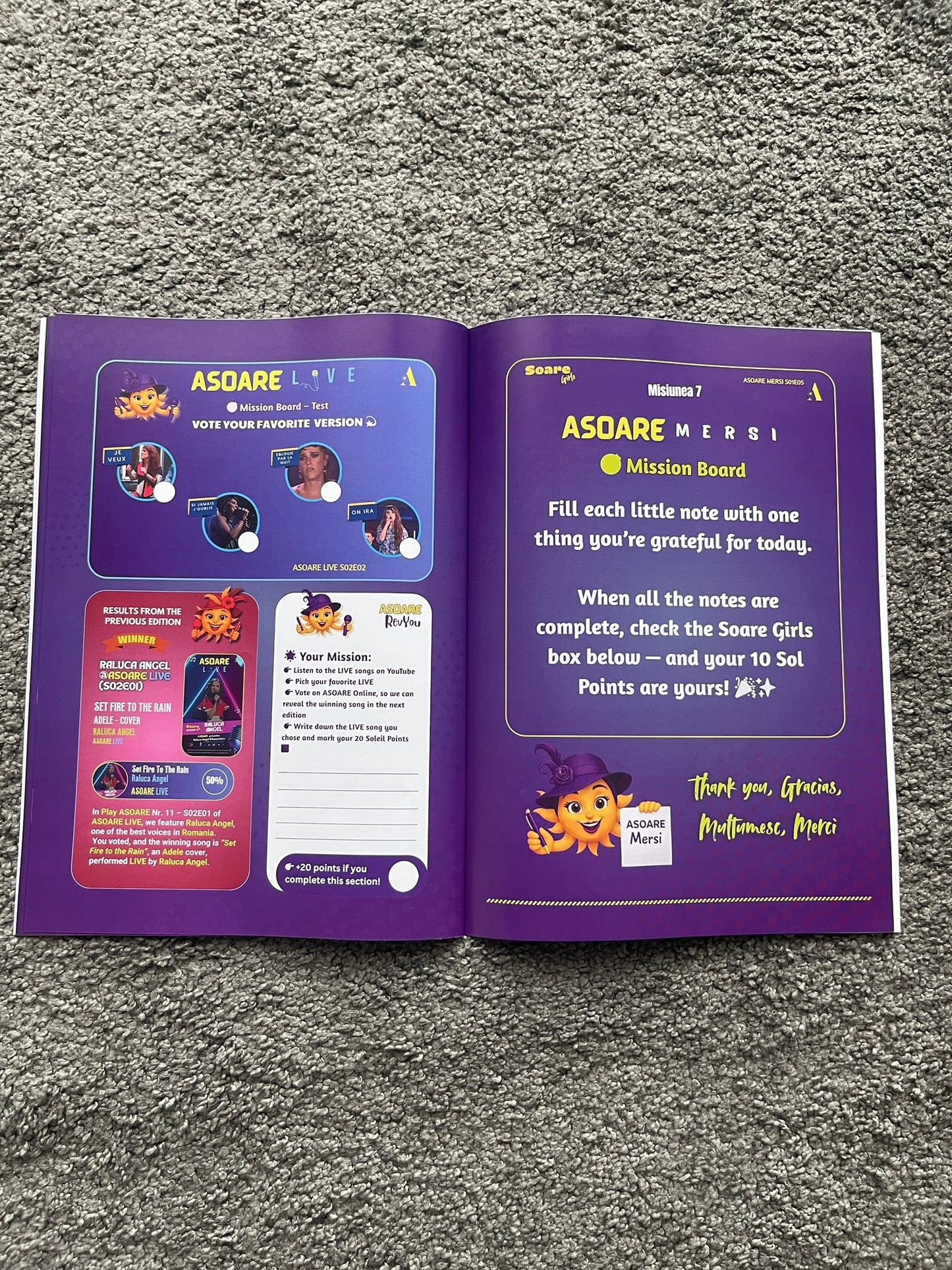 ASOARE Nr 14 - Soare Girl Soleil