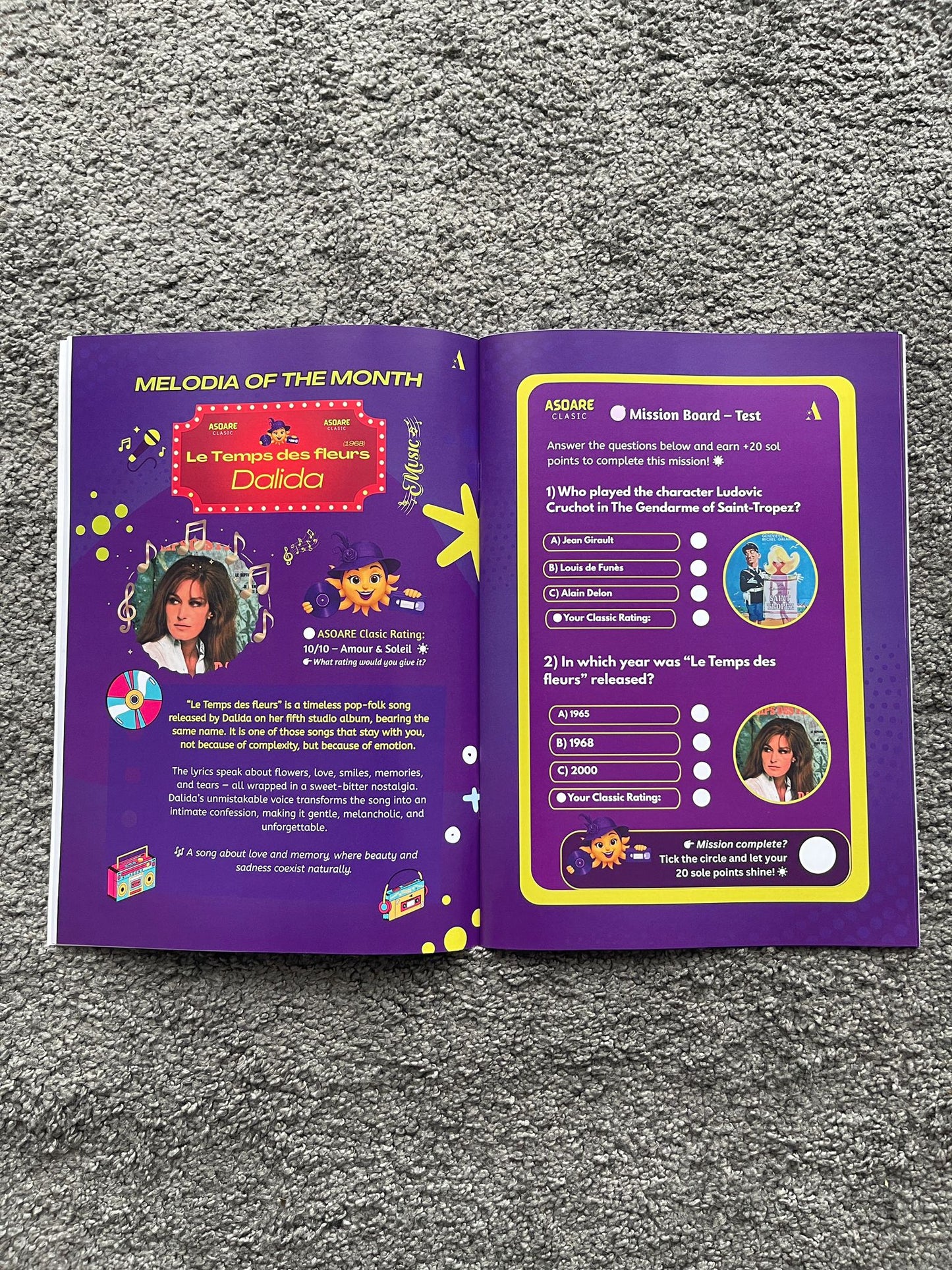 ASOARE Nr 14 - Soare Girl Soleil