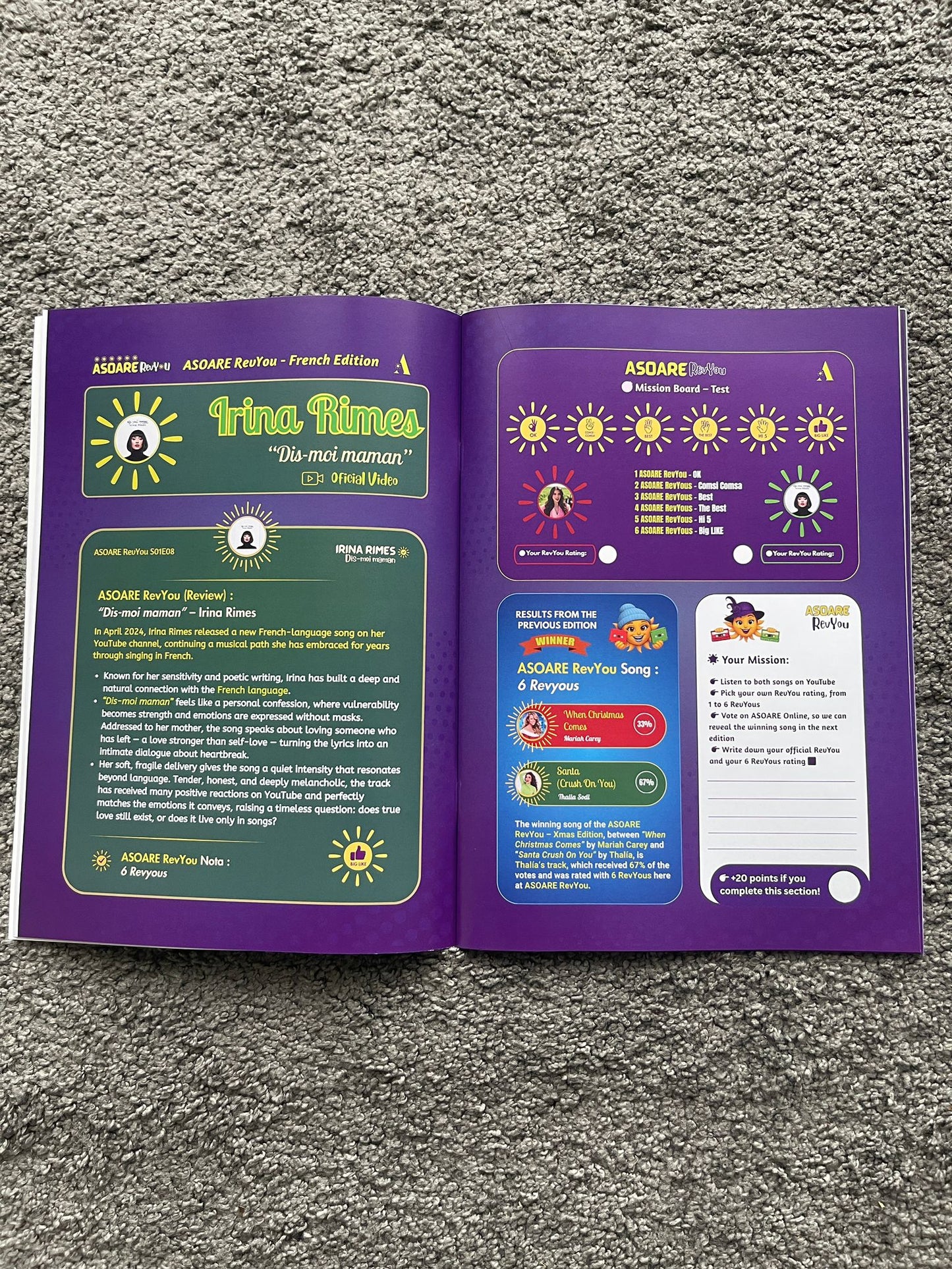 ASOARE Nr 14 - Soare Girl Soleil