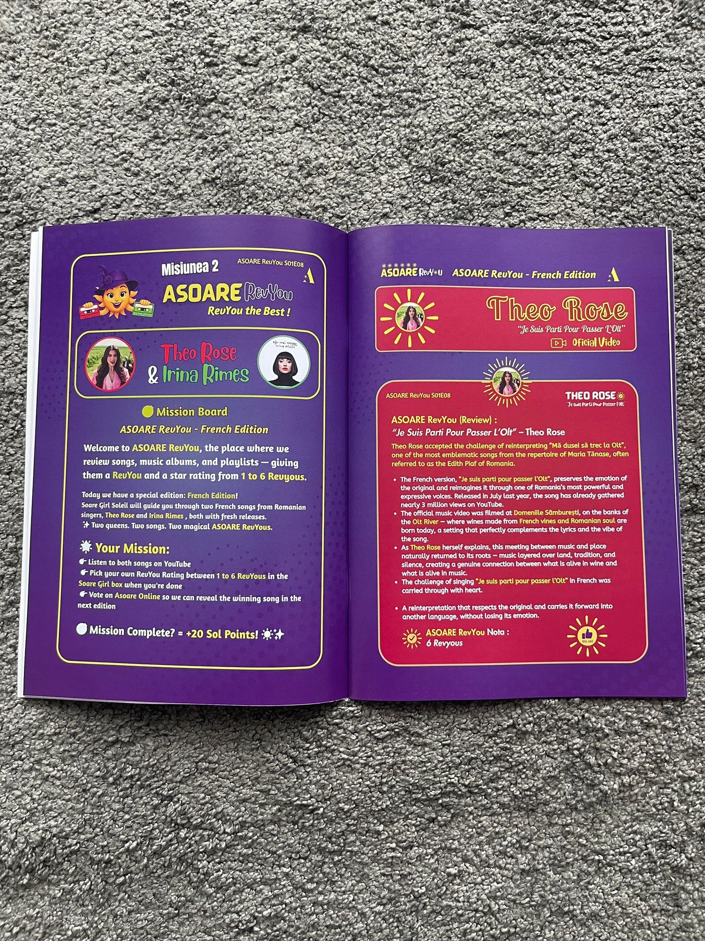 ASOARE Nr 14 - Soare Girl Soleil