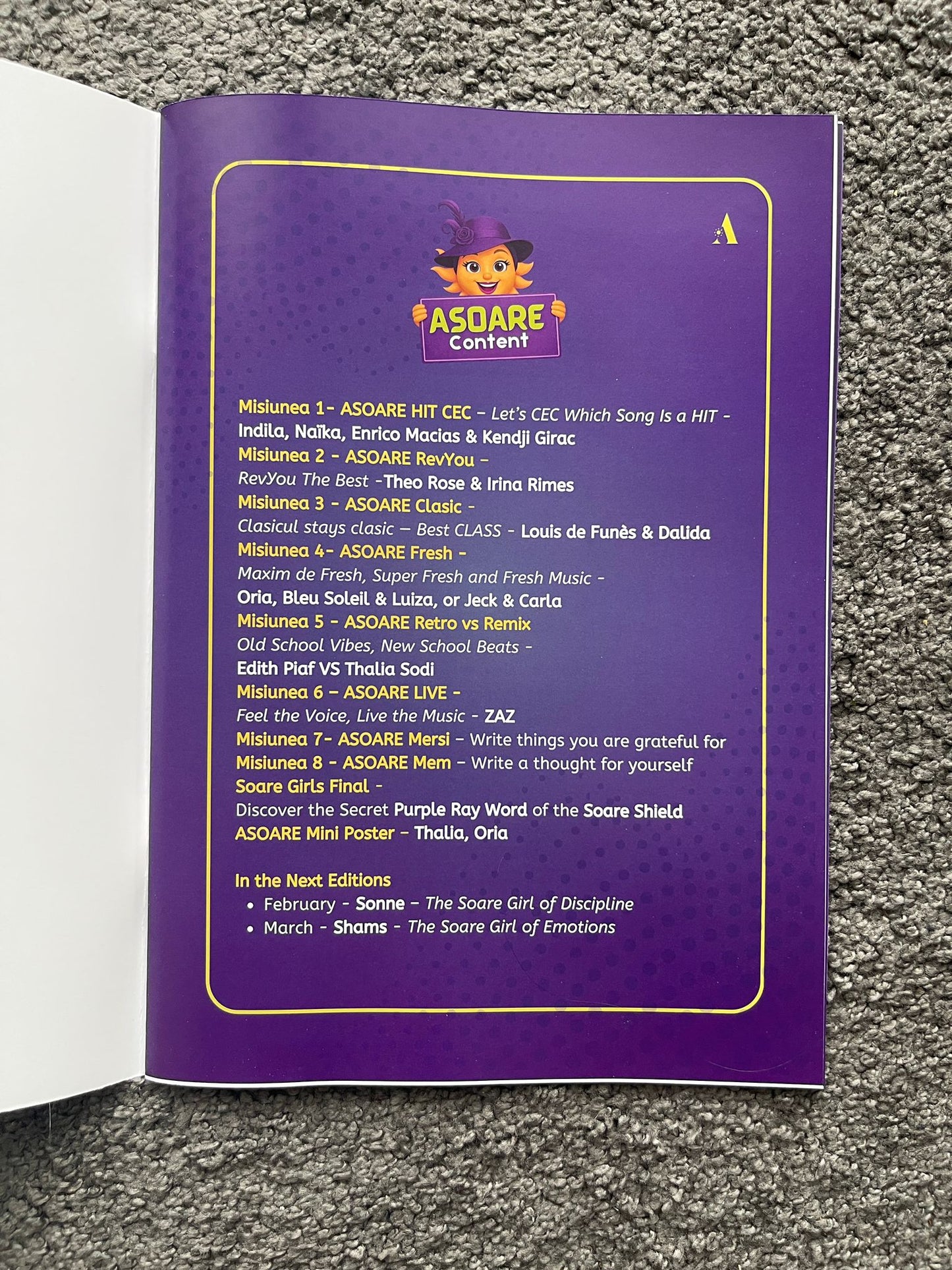 ASOARE Nr 14 - Soare Girl Soleil