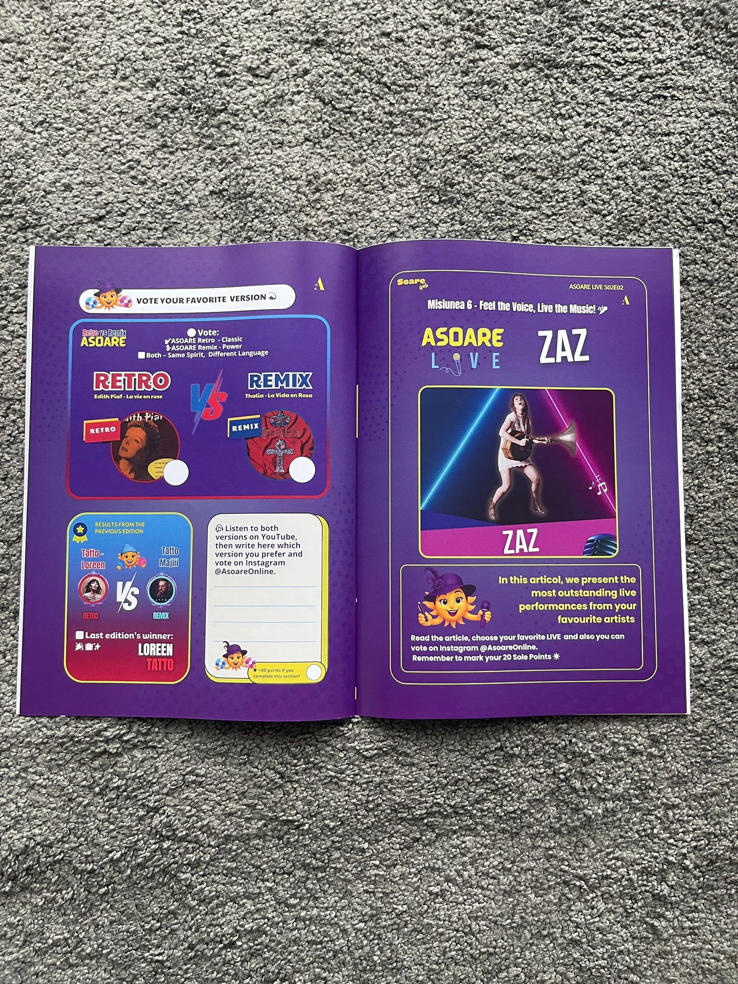 ASOARE Nr 14 - Soare Girl Soleil