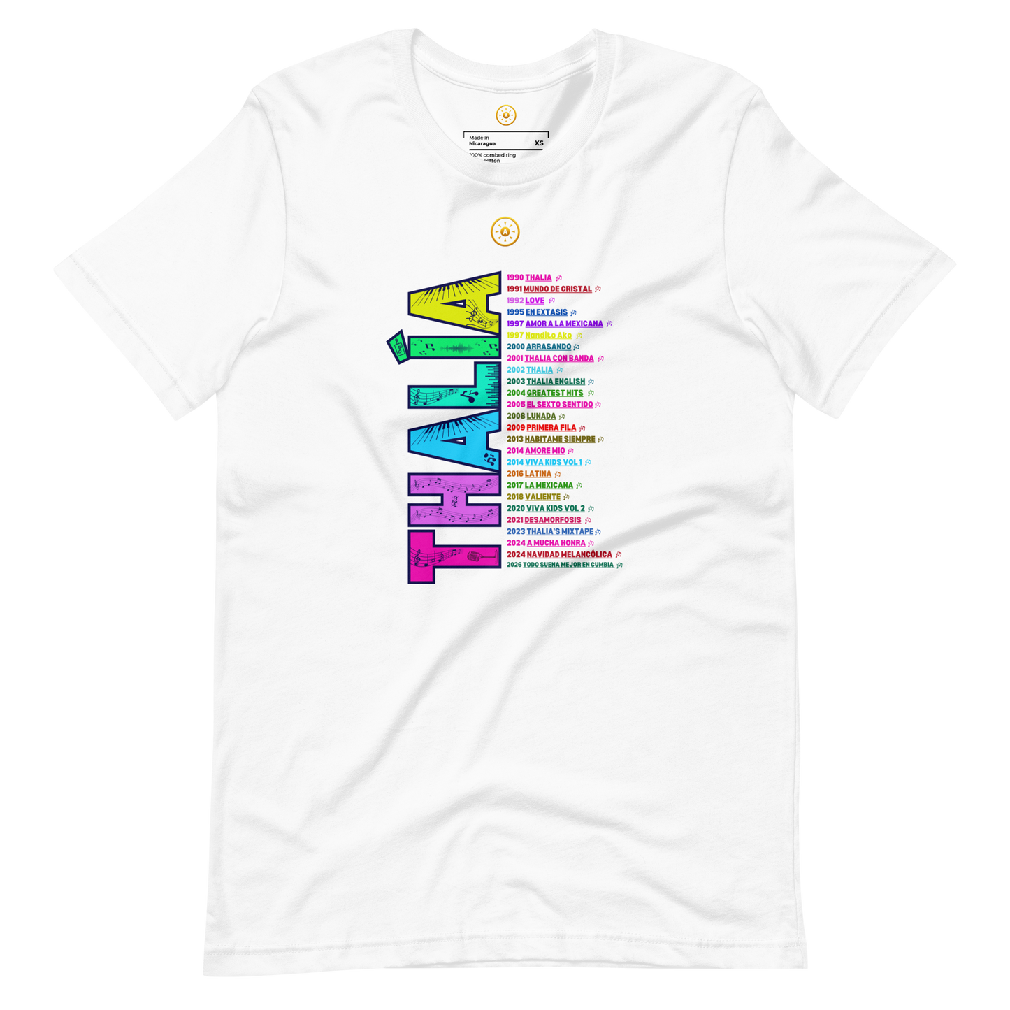 Thalia Disco Camiseta